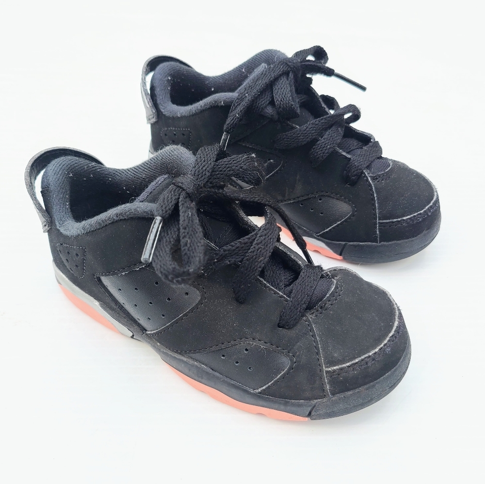 AIR JORDAN 6 Retro Low GG "Sunblush" Black And Pink Sneakers size 10